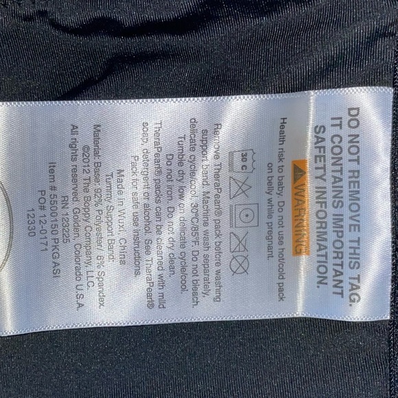 Boppy Tummy Support Band,Small/Medium Band TheraPearl relief Hot or Cold - Picture 10 of 11